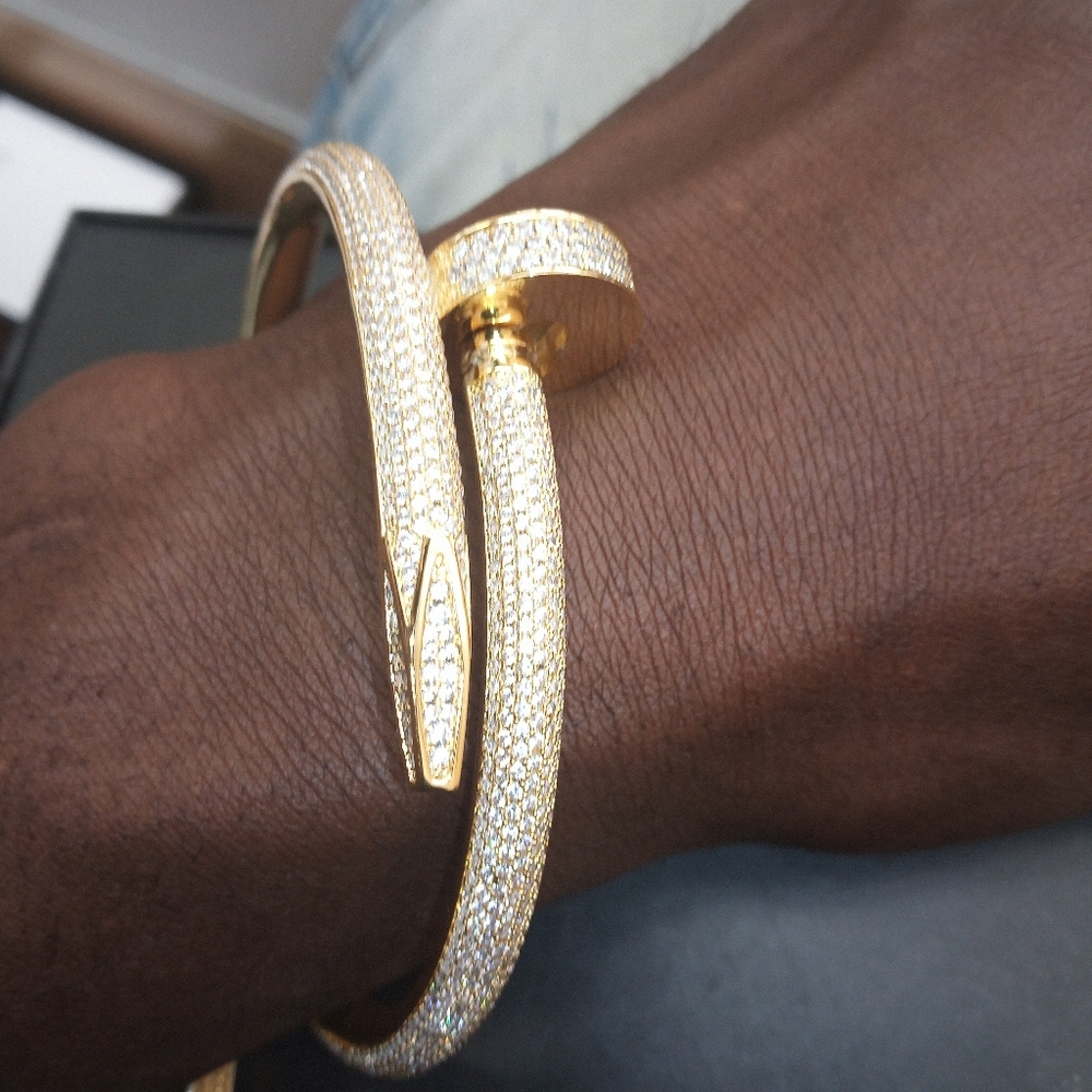 Sterling silver ice out bracelets